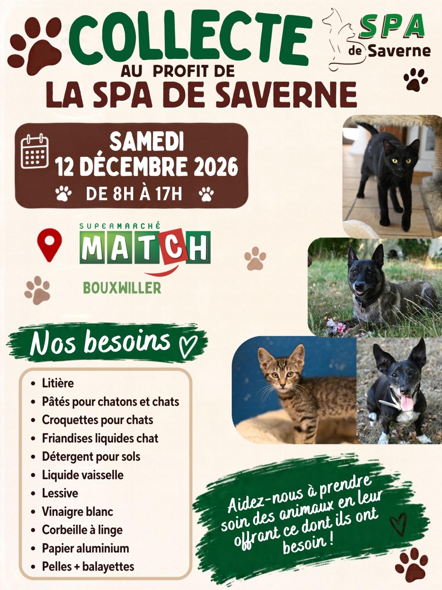 Collecte match bouxwiller 2026